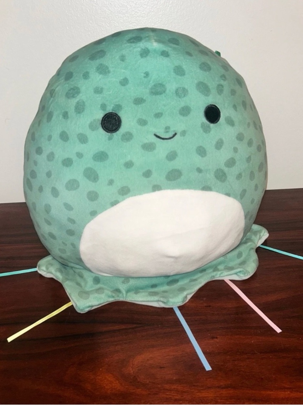Squishmallow Forina the Jellyfish Plush  Kellytoy 12" Green with Spots